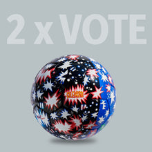 Load image into Gallery viewer, 2 x Art ball by Hope Gangloff